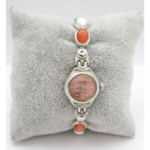 Women Milona Quartz WR Analog 17mm Round Watch (H577) "New Battery"